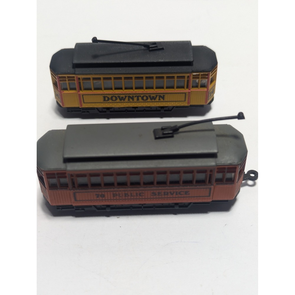 Vintage Bachmann N Scale Trolley Streetcar Lot Downtown 14 & Public Service 70